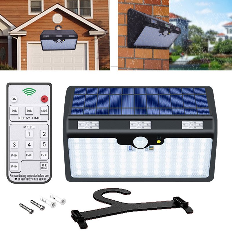 solar security light with motion sensor