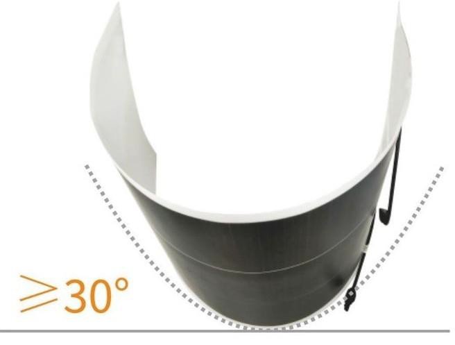 Bendable solar panels, flexible solar panels marine