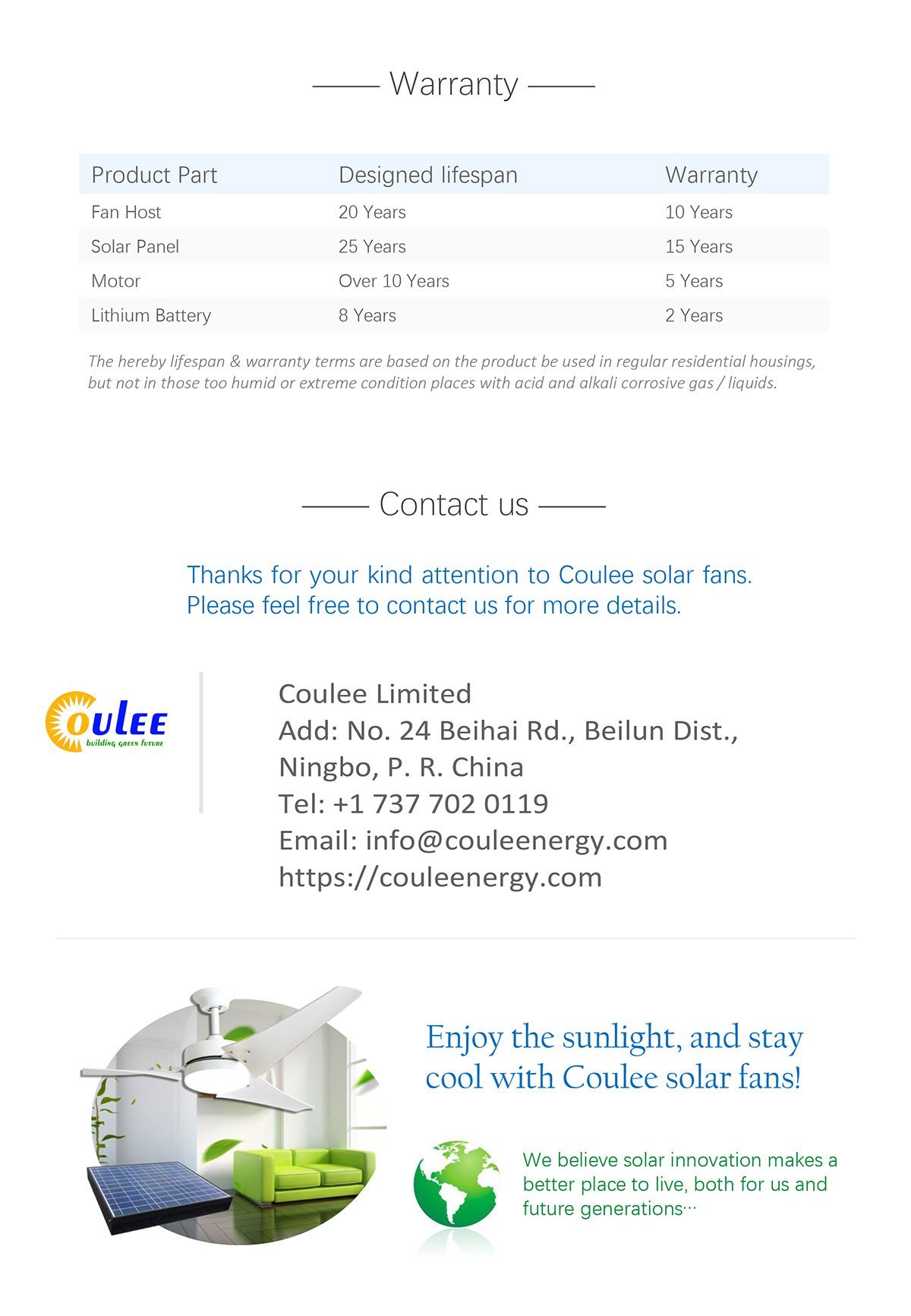 solar powered outdoor ceiling fan