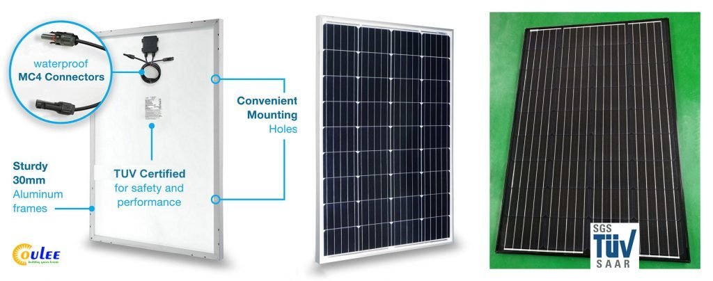 120W 12V Mono Solar Panel