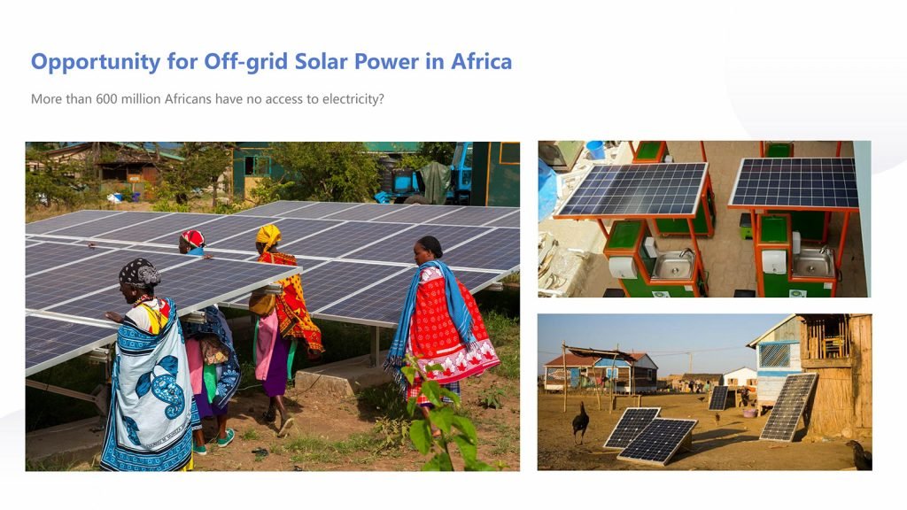 Off grid solar system in Africa, Off grid solar power