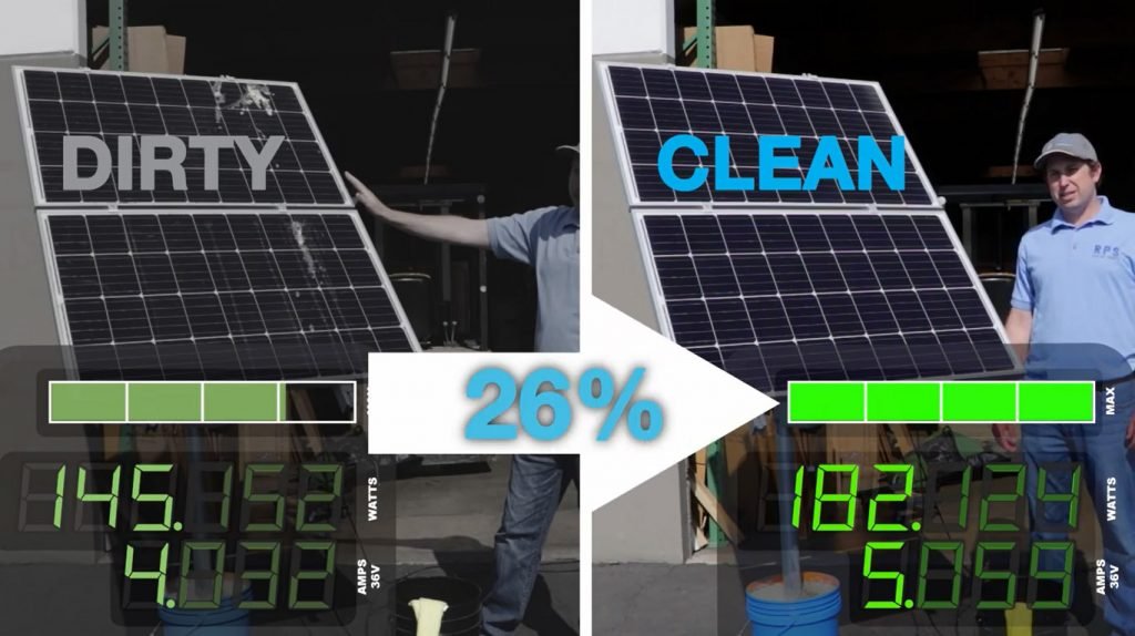 Solar Panel Efficiency After Cleaning