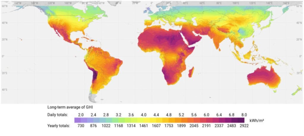 Global solar energy production potential 400W Mono Solar Panel