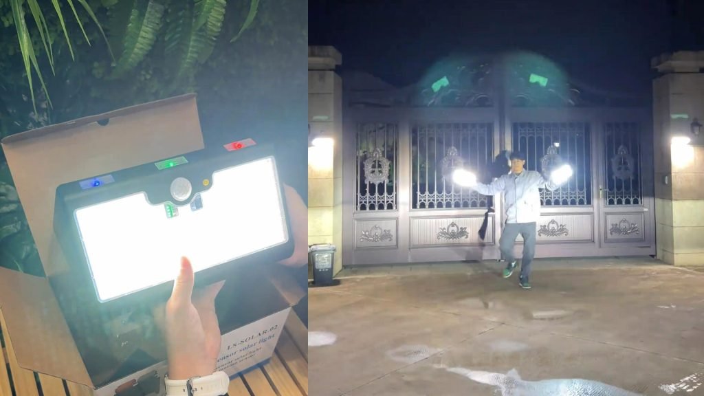 Solar Motion Activated Security Light, Solar Powered Hanging Lights